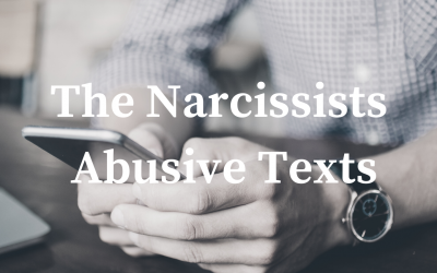 Abusive Texts From The Narcissist